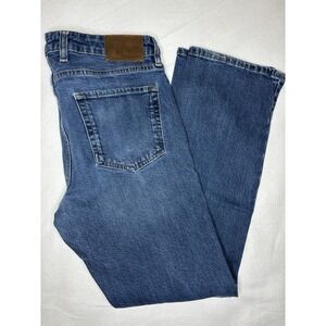 Tecovas Ranch Wear‎ Jeans Mens 34x32 Straight Leg Dark Blue Denim Stretch Cowboy